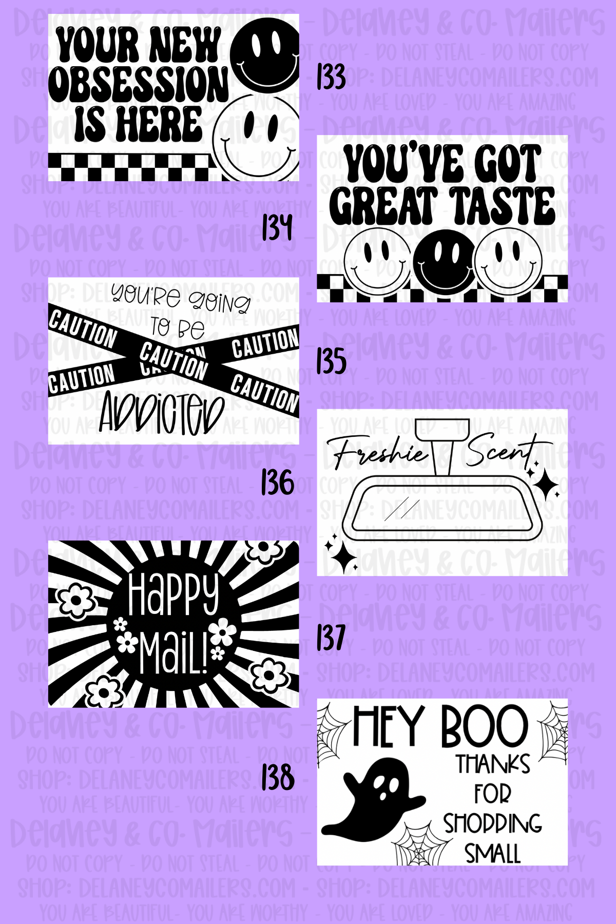 3x2 Thermal Pkg. Stickers