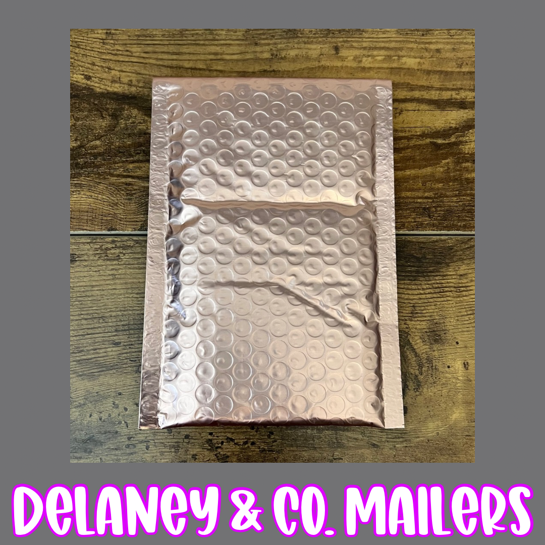 4.25x8 Rose Gold Bubble Mailer
