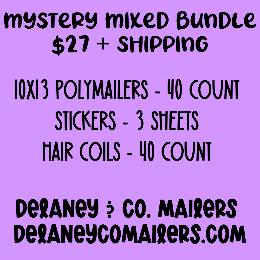 Mystery Bundle: Polymailers + Stickers + Fillers
