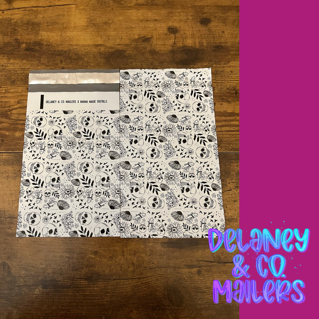 6x9 Deadly Floral Polymailer - DCM Exclusive