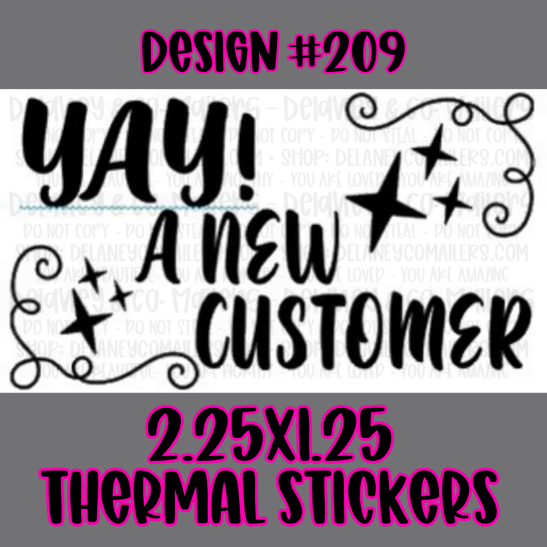 Miscellaneous - 2.25x1.25 Thermal Pkg. Stickers