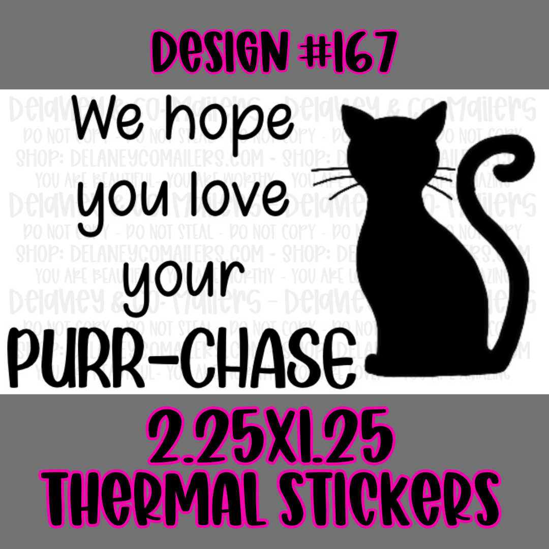 Miscellaneous - 2.25x1.25 Thermal Pkg. Stickers