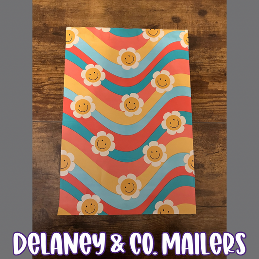 10x13 Wavy Daisy Polymailer [10]