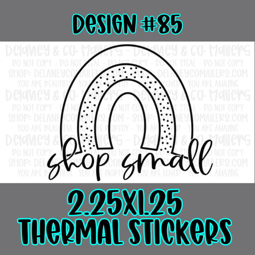 Miscellaneous - 2.25x1.25 Thermal Pkg. Stickers