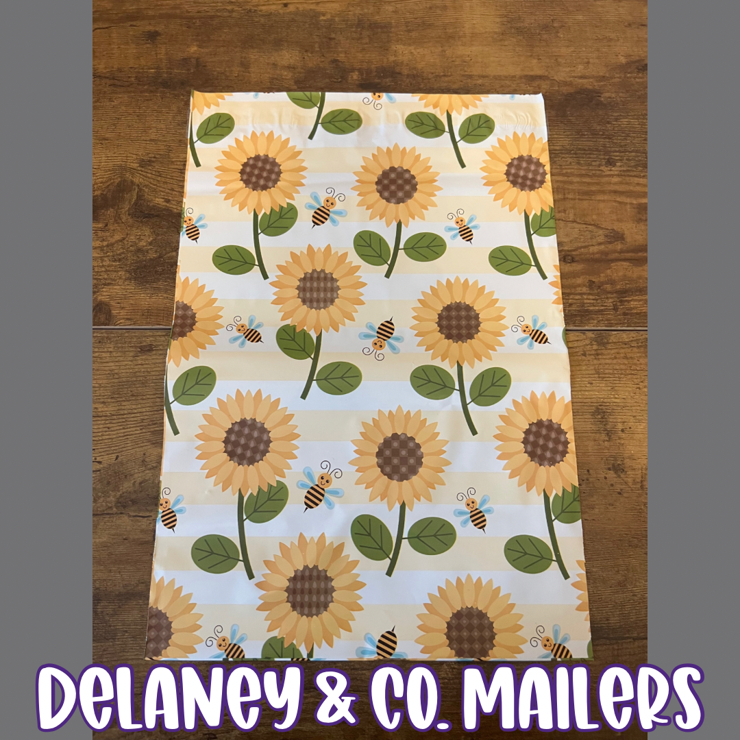 10x13 Sunflower Polymailer [10]