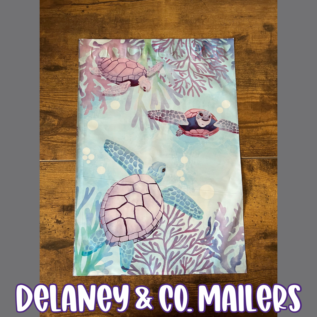 10x13 Sea Turtle Polymailer [10]