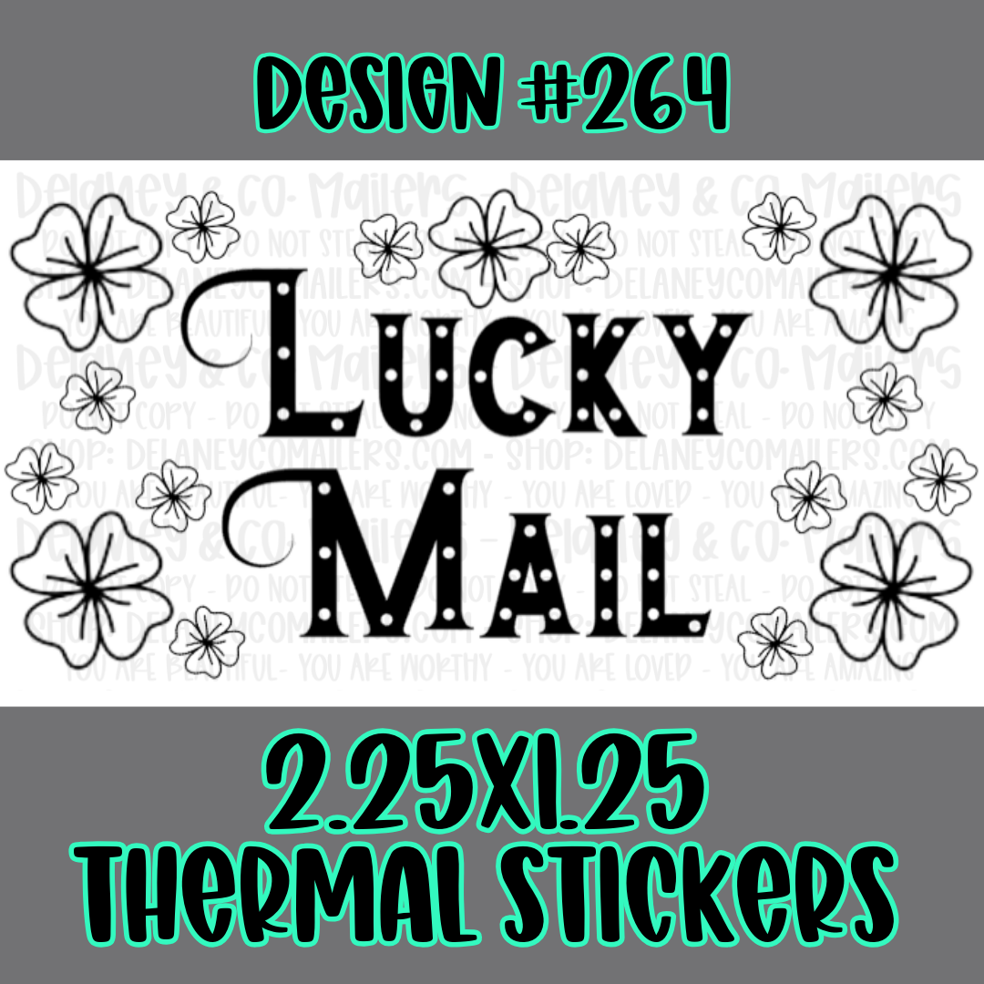 Holiday - 2.25x1.25 Thermal Pkg. Stickers