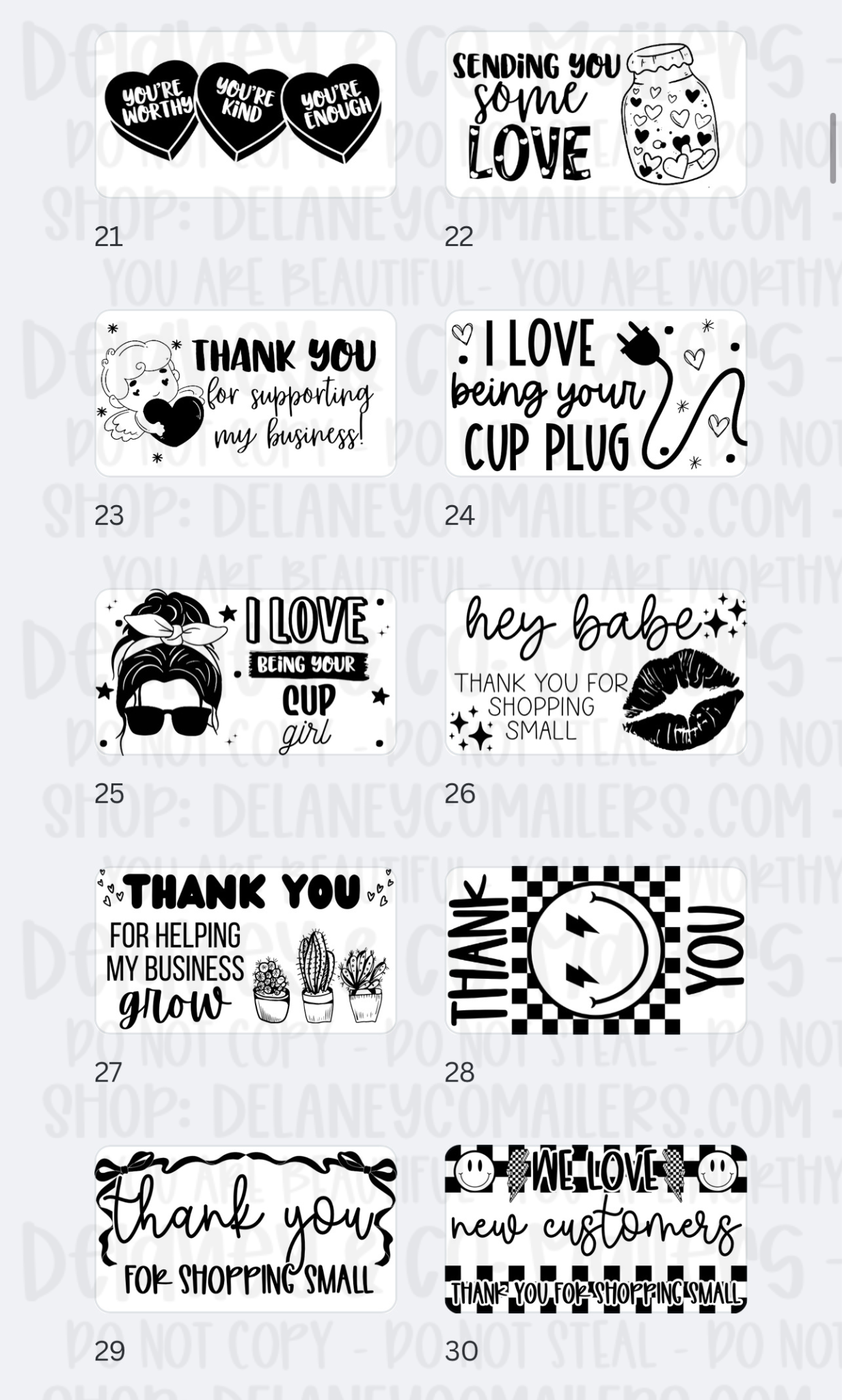 Miscellaneous [2] - 2.25x1.25 Thermal Pkg. Stickers