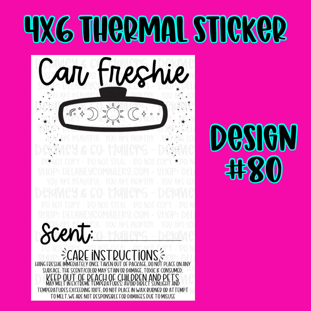 4x6 Thermal Pkg. Stickers [SemiCustom]