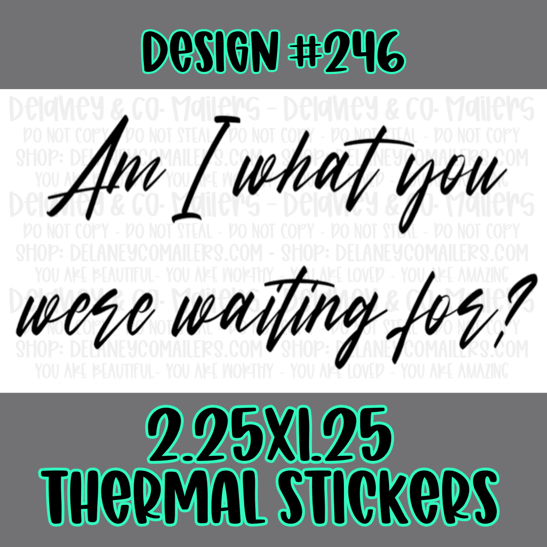 Miscellaneous - 2.25x1.25 Thermal Pkg. Stickers