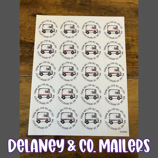 Postal Worker Stickers
