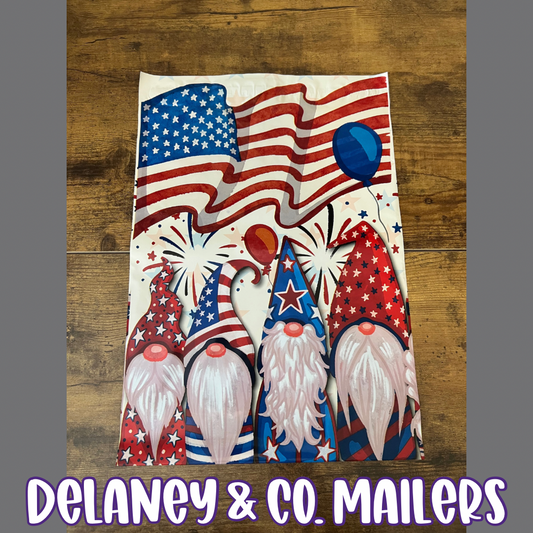 10x13 Patriotic Gnomes Polymailer [10]