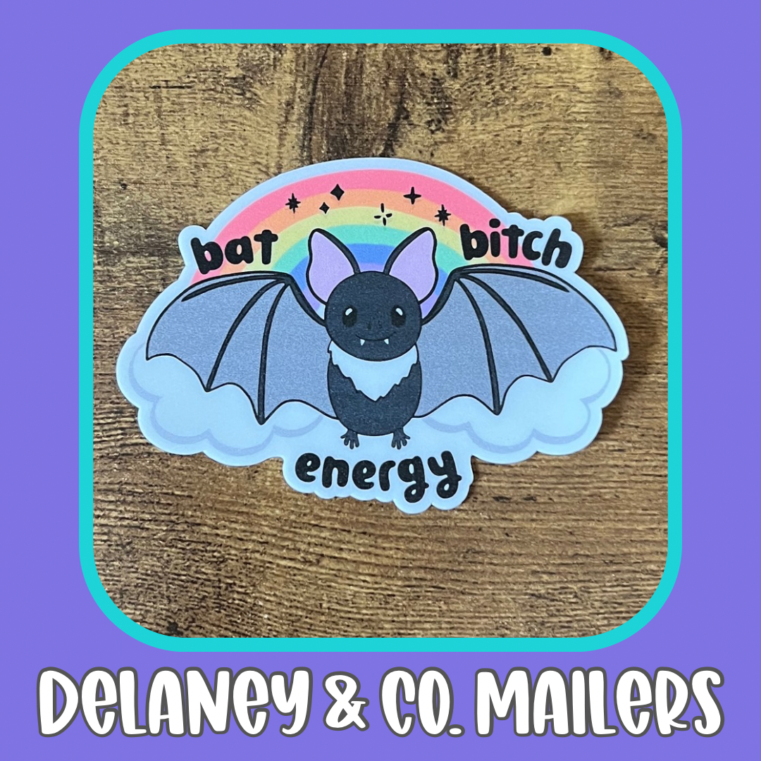 Bat Bitch Energy [Vinyl Sticker]