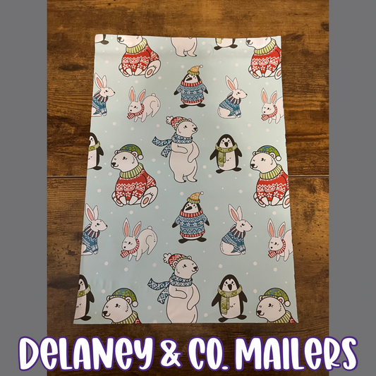 10x13 Chilly Friends Polymailer [10