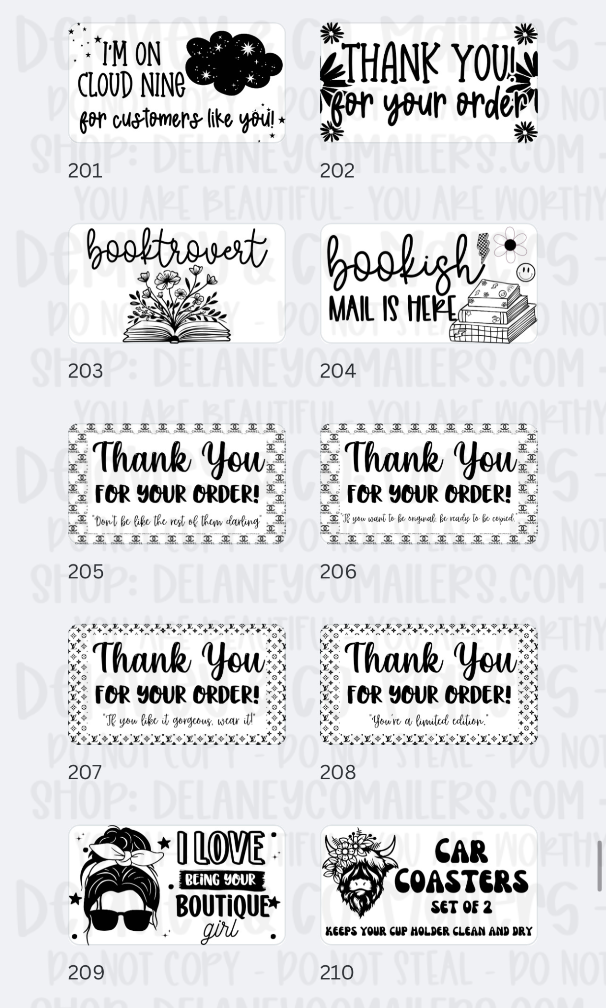 Miscellaneous [2] - 2.25x1.25 Thermal Pkg. Stickers