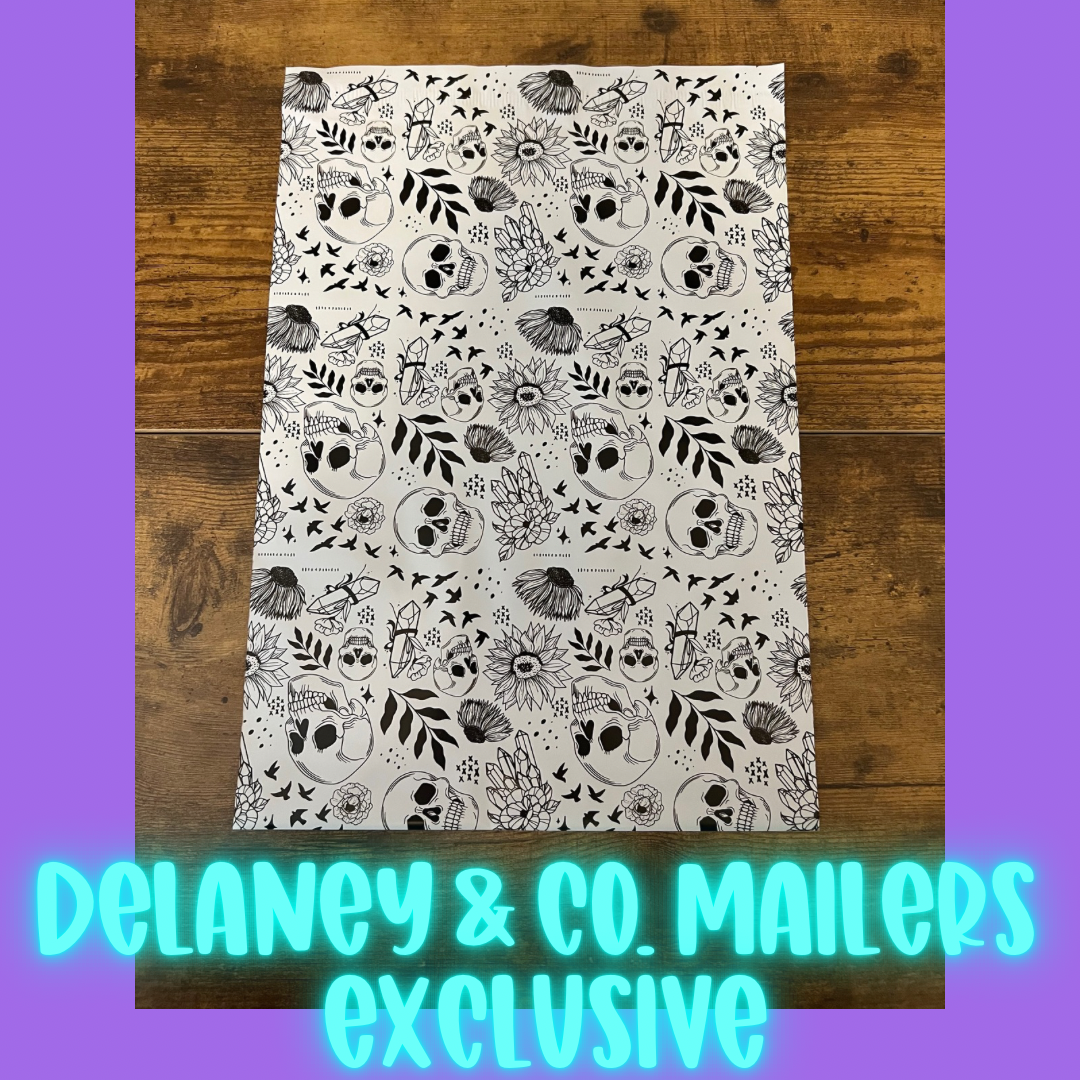 10x13 Deadly Floral Polymailer - DCM Exclusive