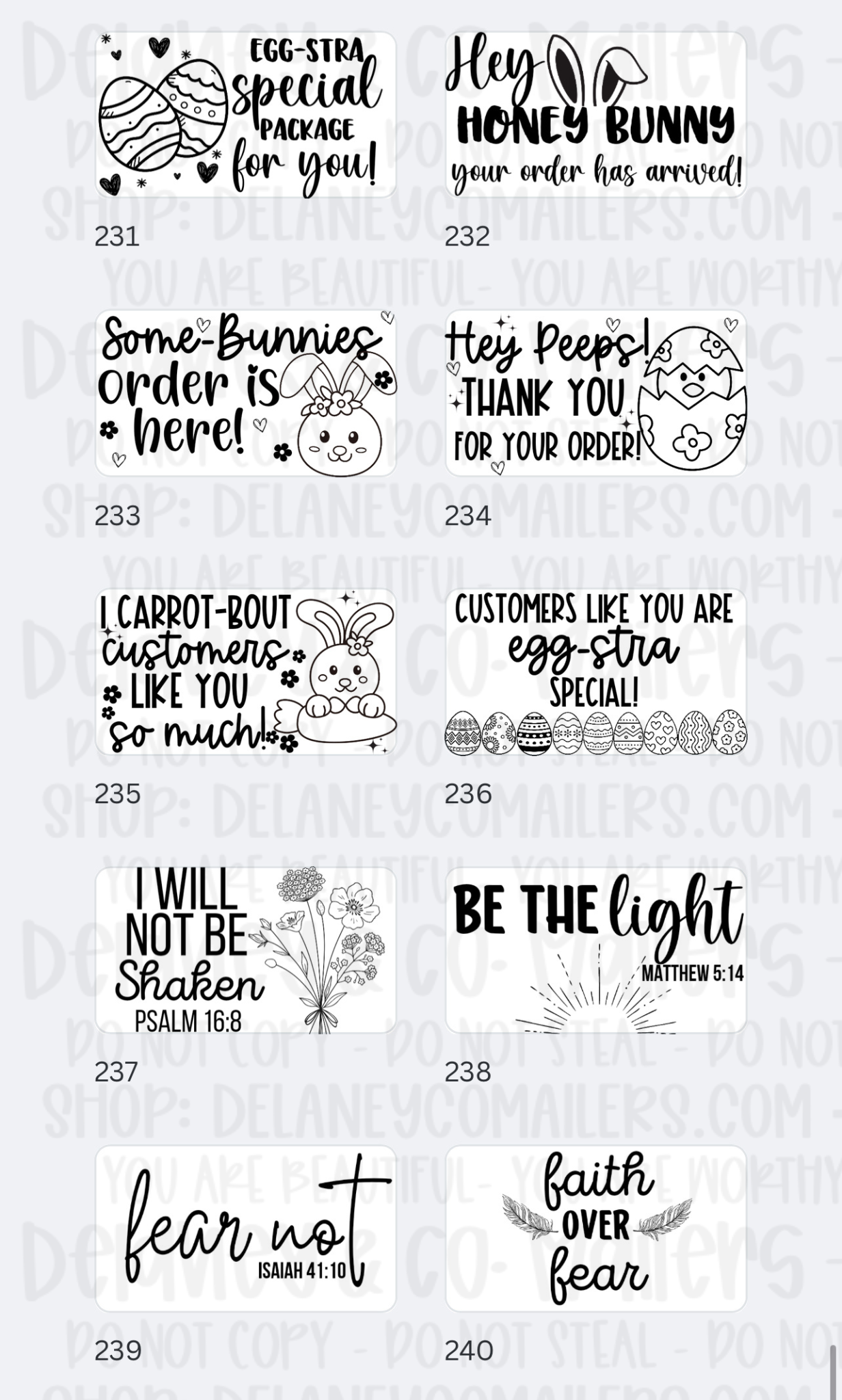 Miscellaneous [2] - 2.25x1.25 Thermal Pkg. Stickers