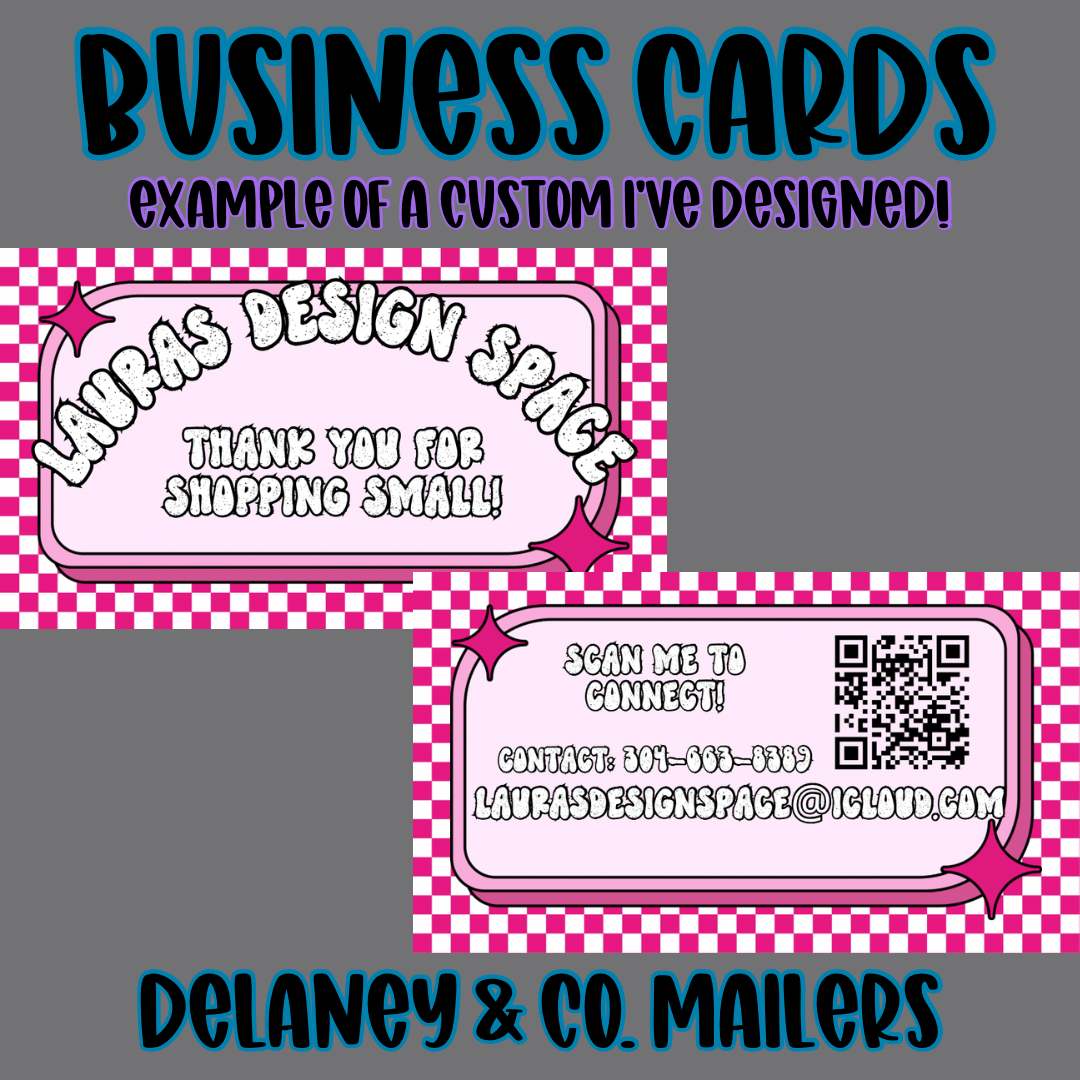 Business Card - Checkered - [Digital Download]