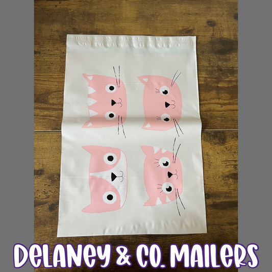 10x13 Pink Cat Polymailer [10]