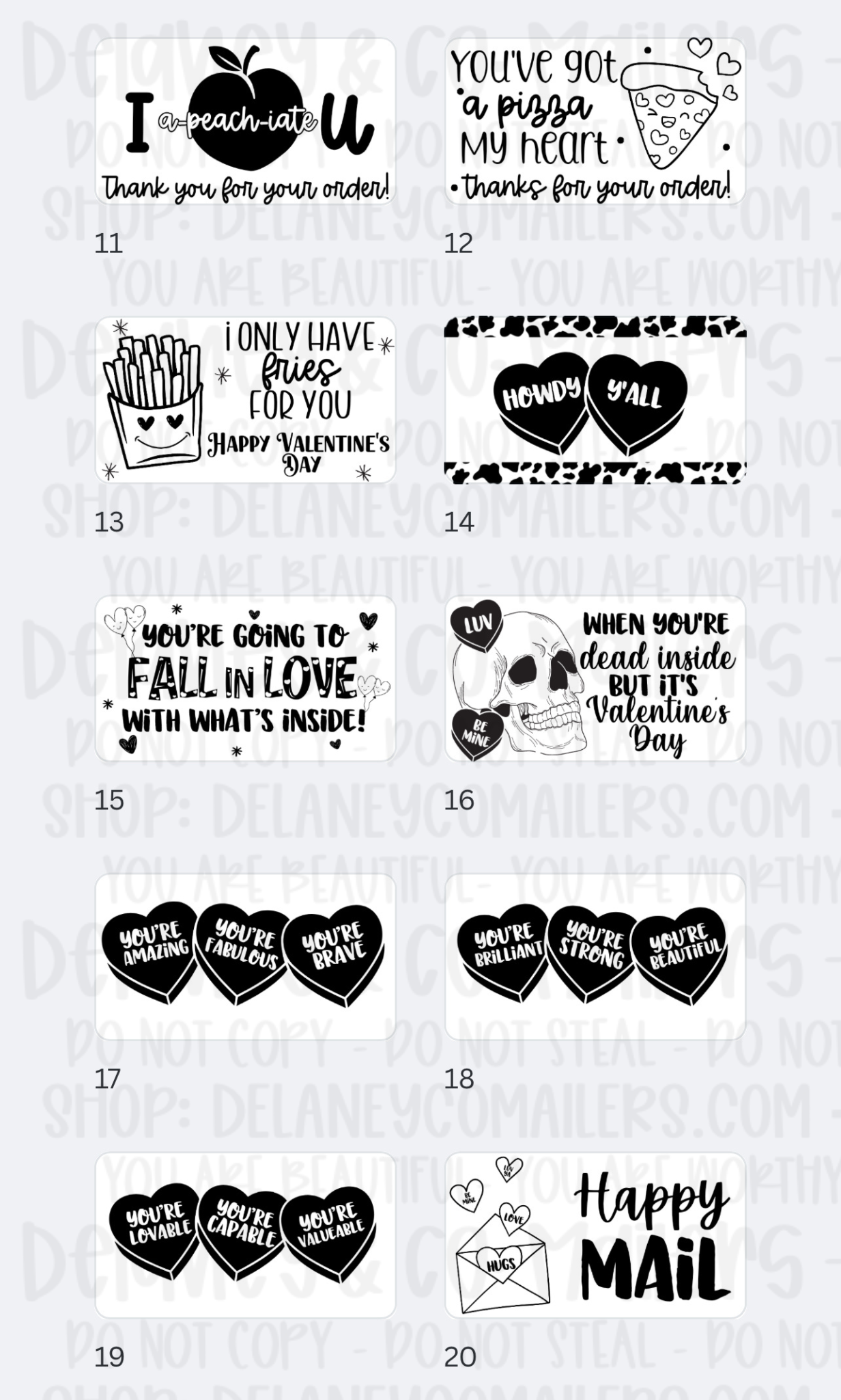 Miscellaneous [2] - 2.25x1.25 Thermal Pkg. Stickers