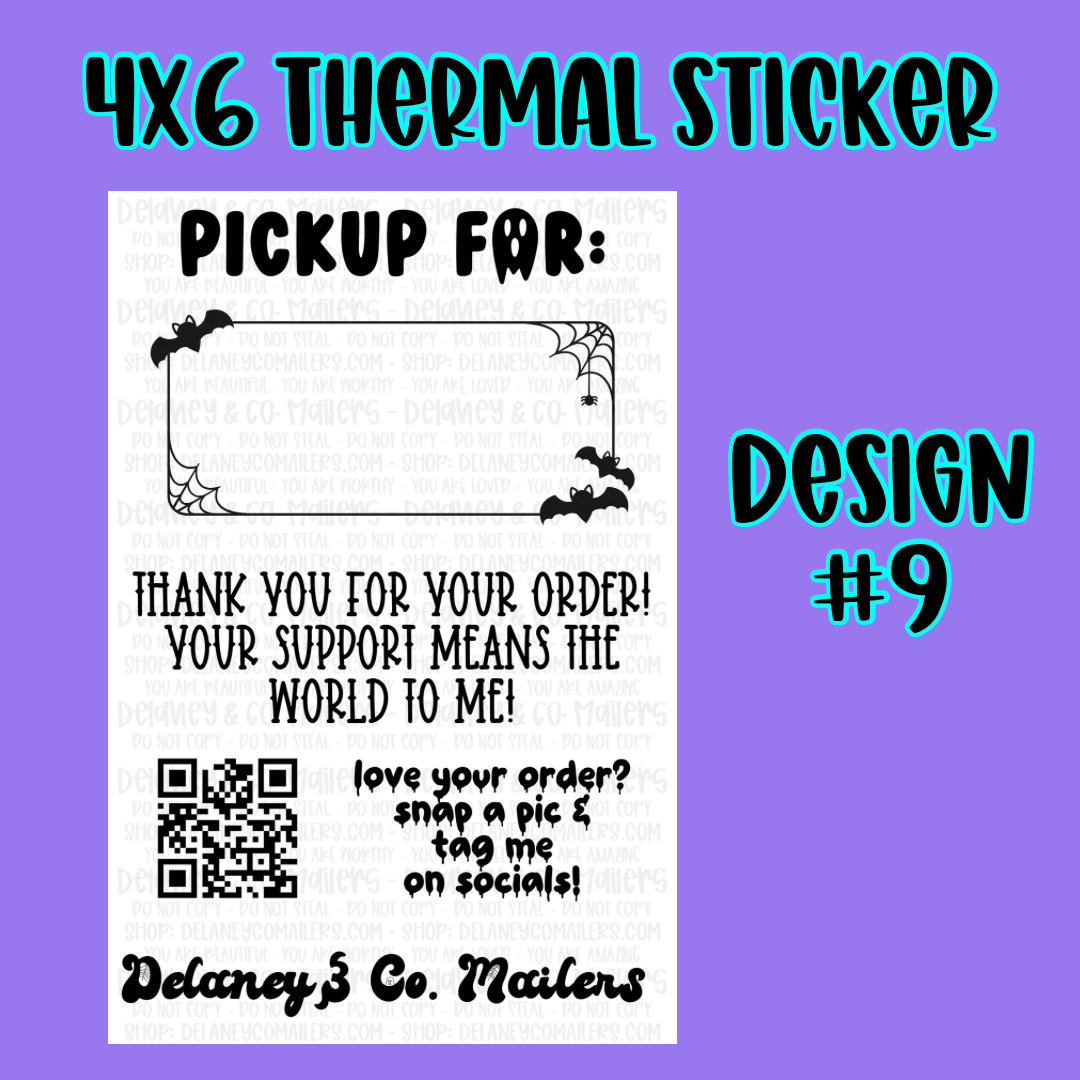 4x6 Thermal Pkg. Stickers [SemiCustom]
