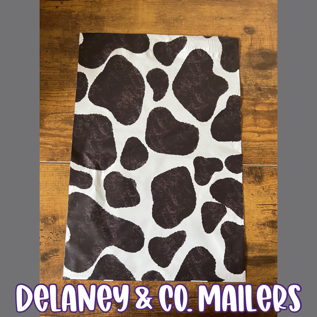 10x13 Cow Print Polymailer [10]