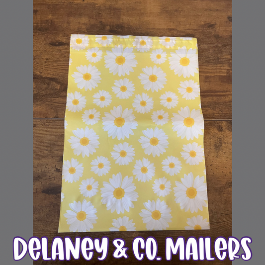 10x13 Yellow Daisy Polymailer [10]