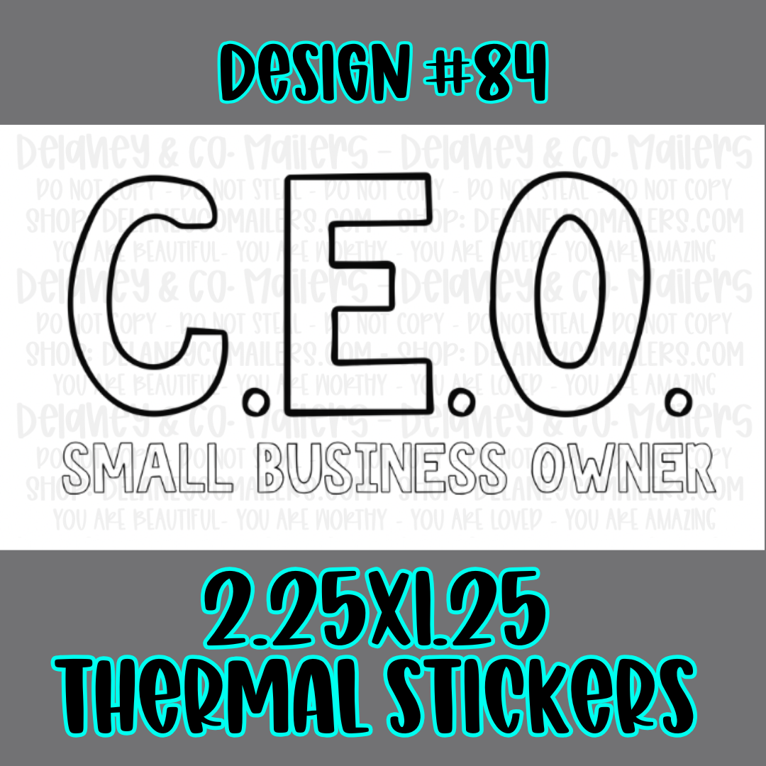 Miscellaneous - 2.25x1.25 Thermal Pkg. Stickers