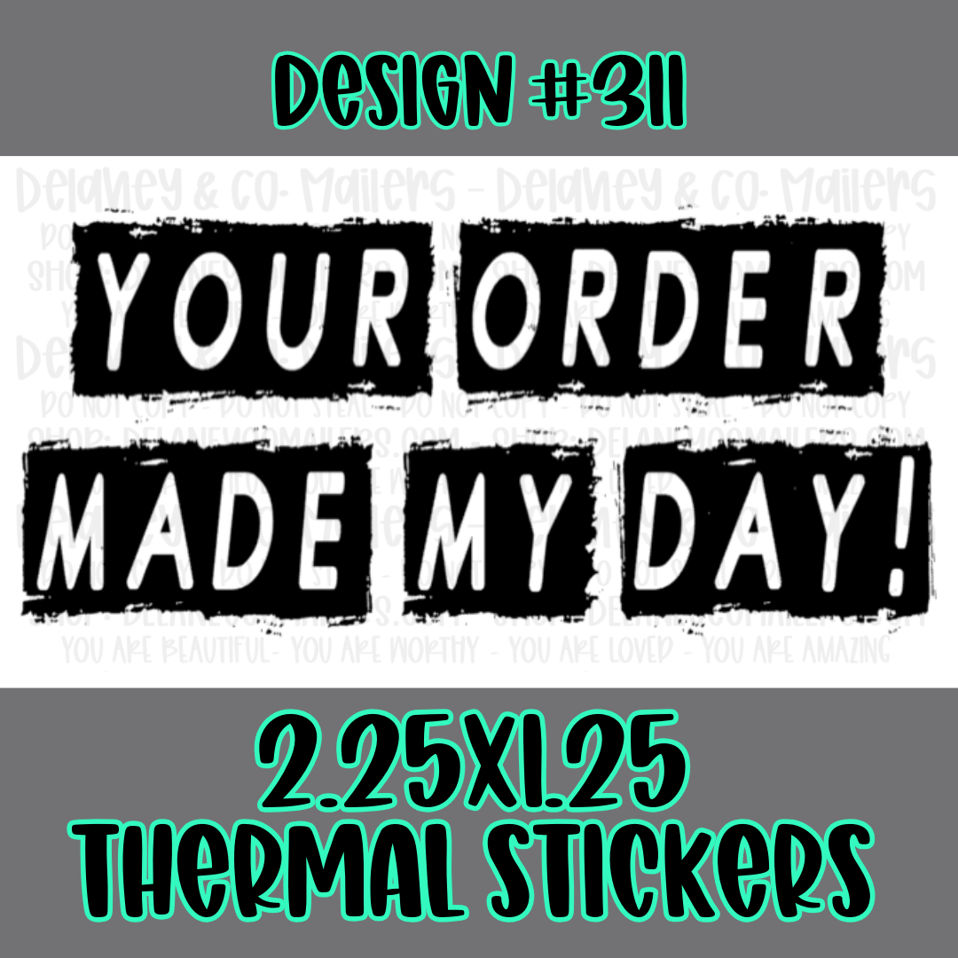 Miscellaneous - 2.25x1.25 Thermal Pkg. Stickers