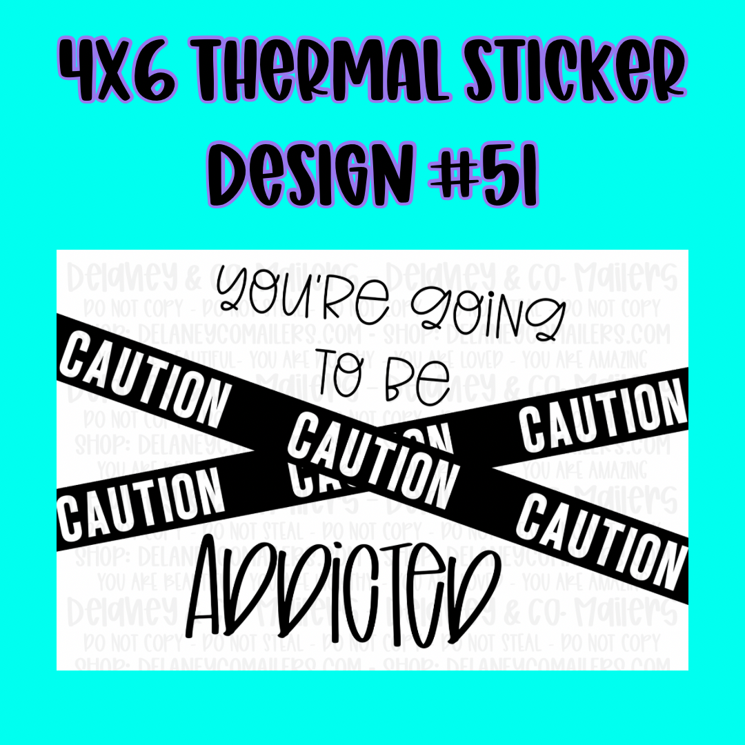 4x6 Thermal Pkg. Stickers.