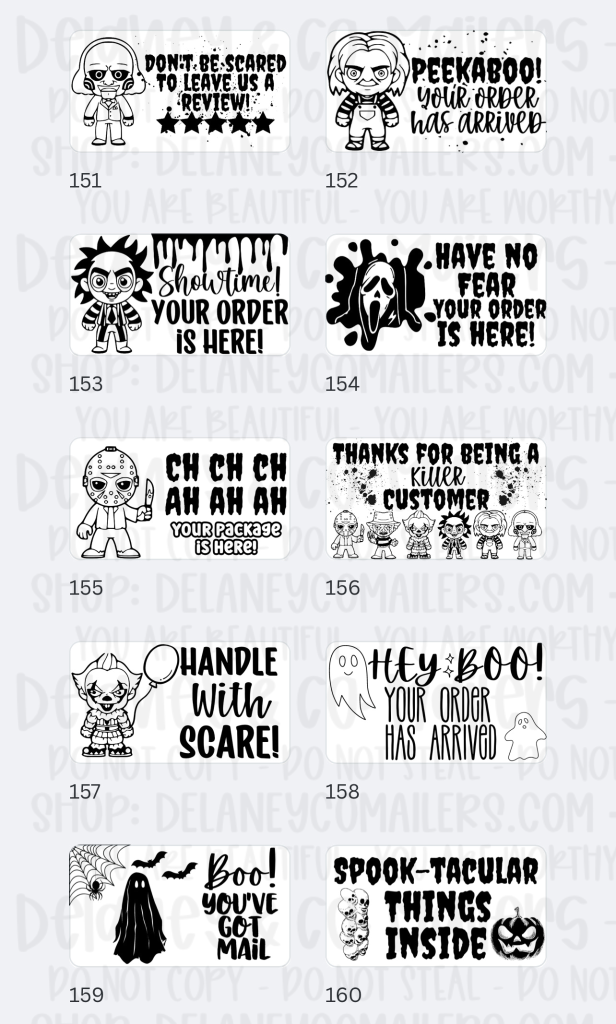 Miscellaneous [2] - 2.25x1.25 Thermal Pkg. Stickers