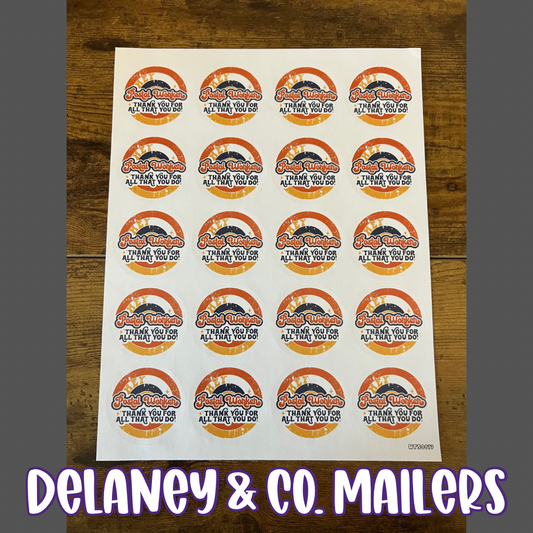Postal Worker - Retro Stickers