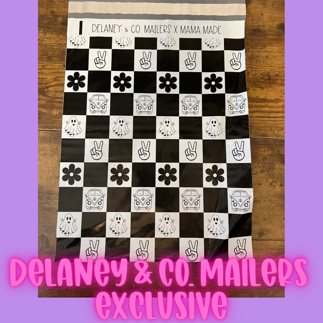 12x15.5 Check Please, Boo Polymailer - DCM Exclusive