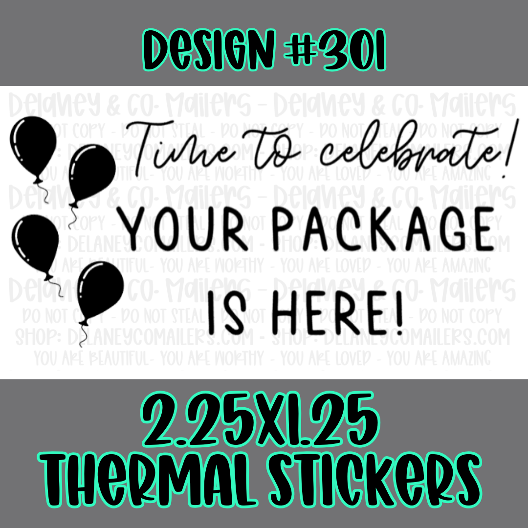 Miscellaneous - 2.25x1.25 Thermal Pkg. Stickers