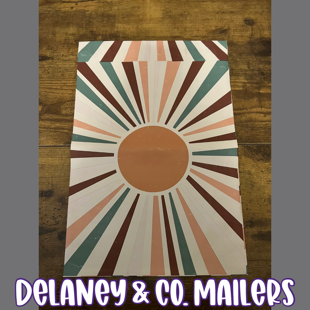 10x13 Boho Sun Polymailer [10]