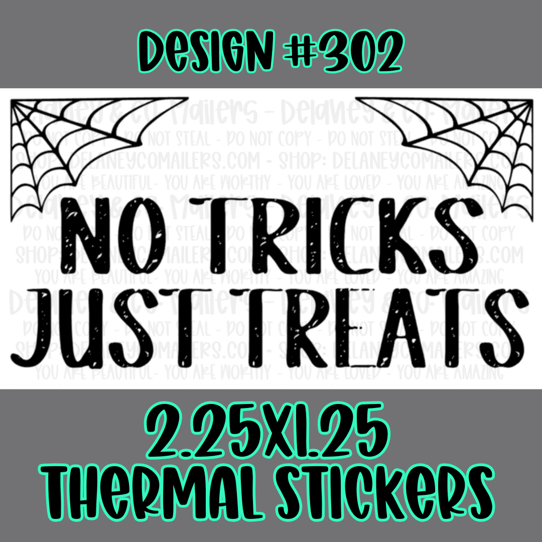 Holiday - 2.25x1.25 Thermal Pkg. Stickers