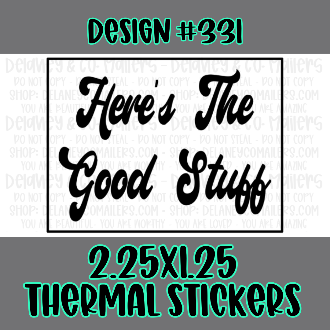 Miscellaneous - 2.25x1.25 Thermal Pkg. Stickers