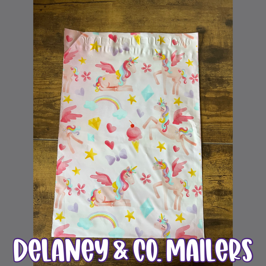 10x13 Unicorn & Rainbows Polymailer [10]