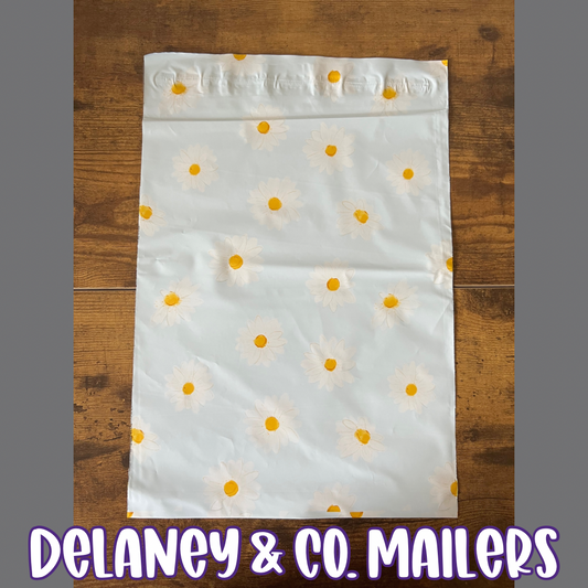 10x13 Blue Daisy Polymailer [10]