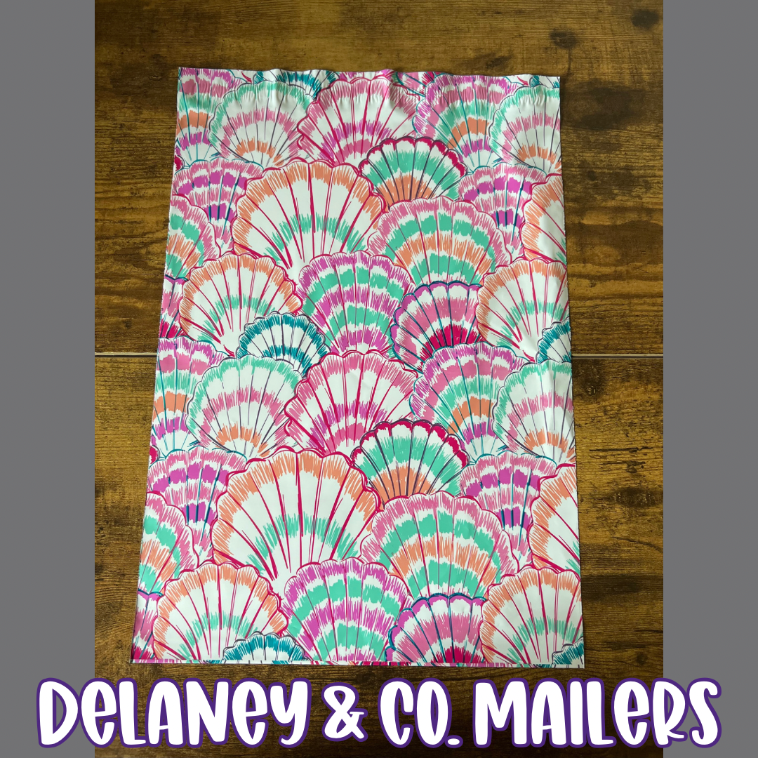 10x13 Seashells Polymailer [10]