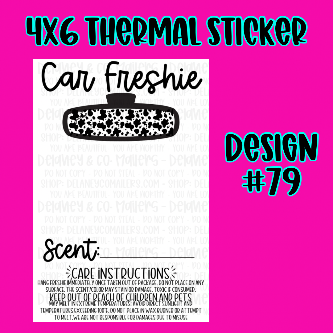 4x6 Thermal Pkg. Stickers [SemiCustom]