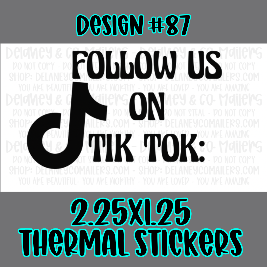 Miscellaneous - 2.25x1.25 Thermal Pkg. Stickers