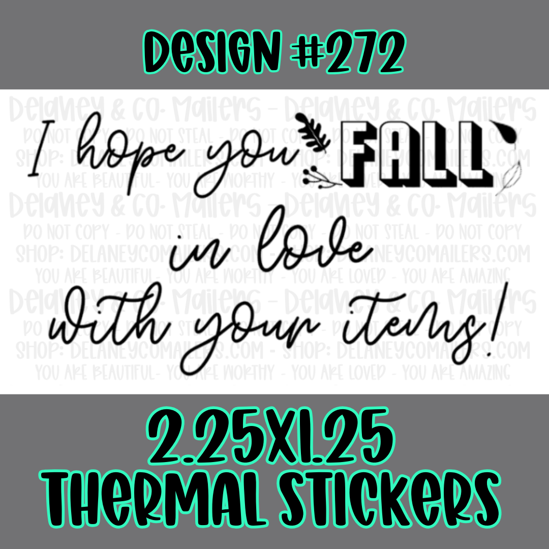 Holiday - 2.25x1.25 Thermal Pkg. Stickers