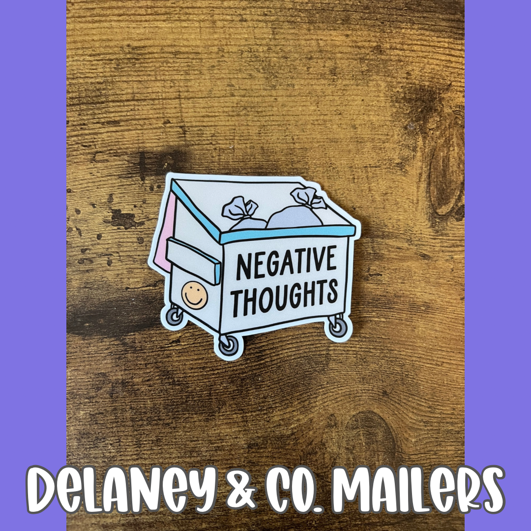 Negatige Thoughts [Vinyl Sticker]