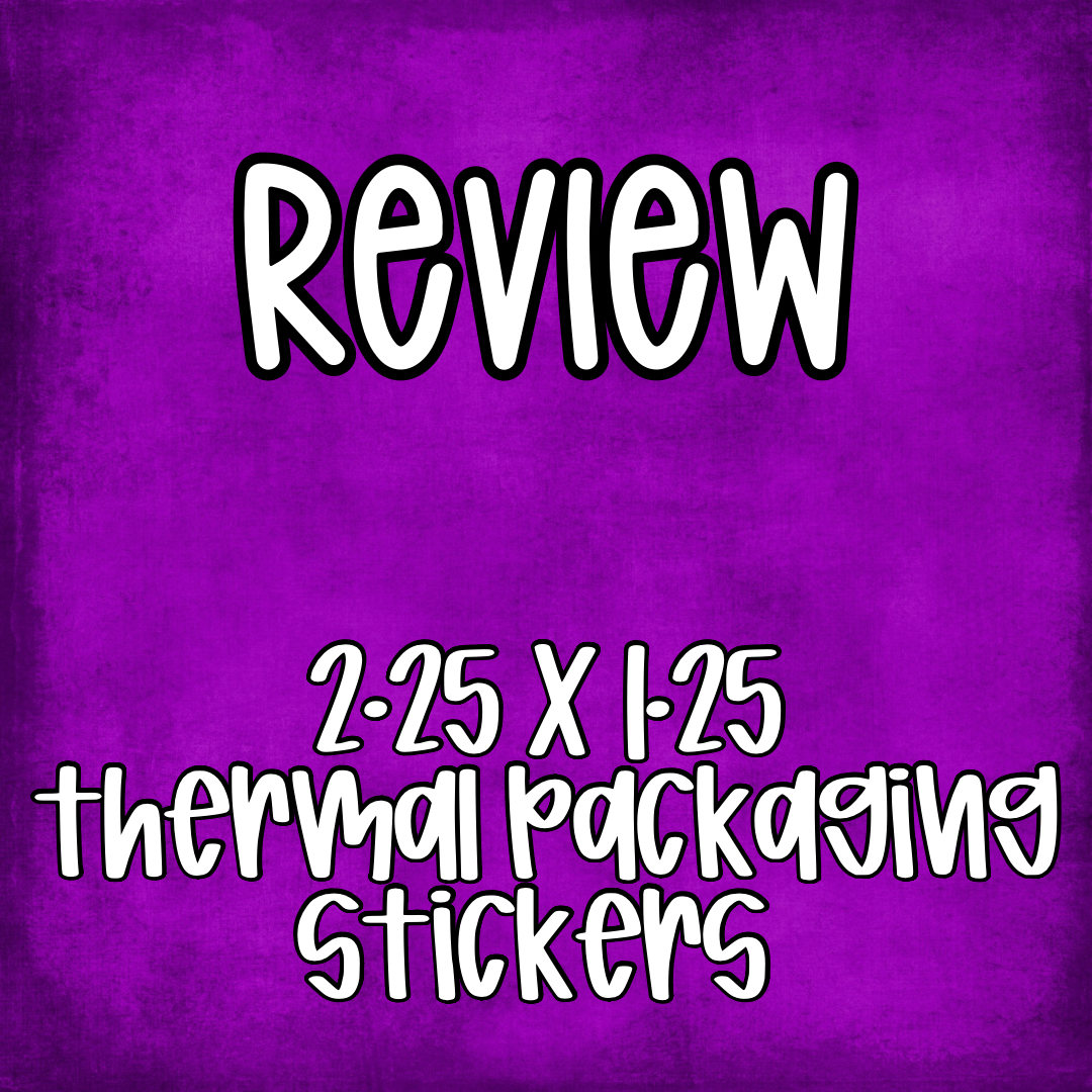 Leave A Review - 2.25x1.25 Thermal Pkg. Stickers