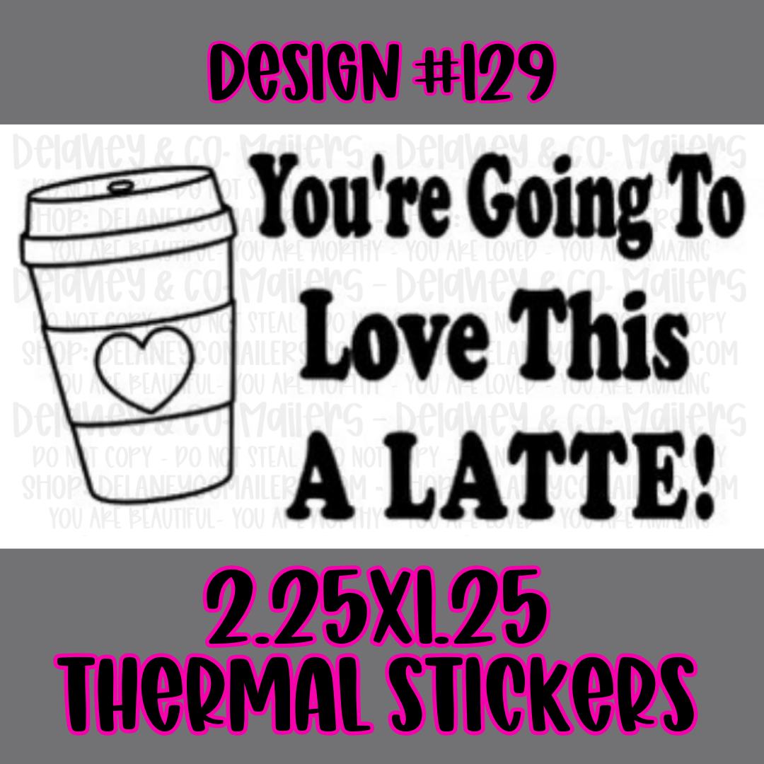 Miscellaneous - 2.25x1.25 Thermal Pkg. Stickers