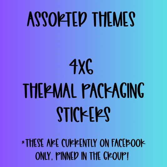 4x6 Thermal Pkg. Stickers