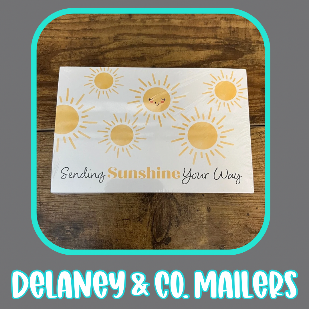 4x6 Thank You Cards - Sending Sunshine Your Way [50]