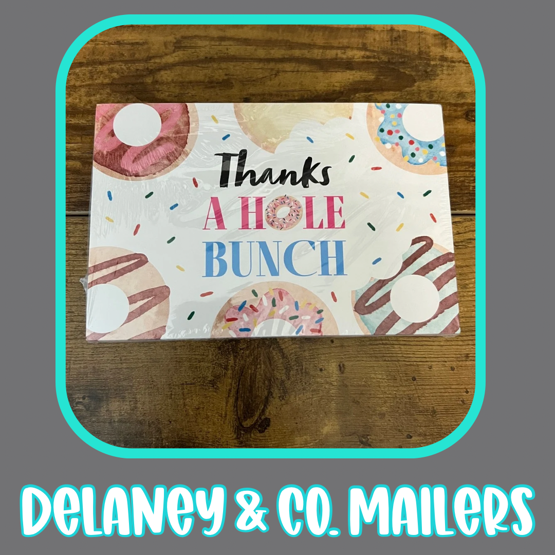 4x6 Thank You Cards - Thanks A Hole Bunch [50]