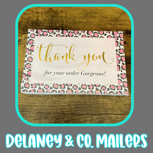 4x6 Thank You Cards - Thank You For Your Order Gorgeous! [50]